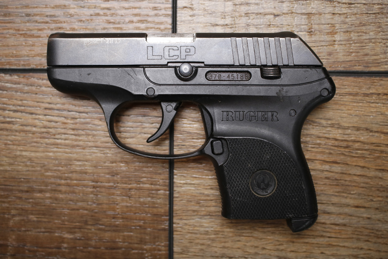 RUGER LCP 380 ACP Used Police Trade-in Pistol (Magazine Not Included)